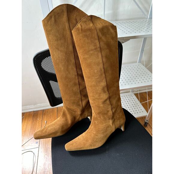 STAUD Shoes - Staud Wally suede boots brown 40.5